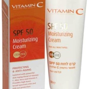 ויטמין C -קרם לחות לפנים SPF 50