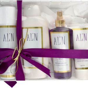 ALIN סט סלסלה ק.גוף + מי גוף + ק.ידיים + דאו ספריי