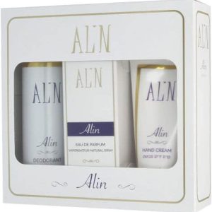 ALN ALIN סט א.ד.פ + דאודורנט + קרם ידיים
