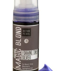אוקטן - סילבר טונר מקציף MAGIC BLOND הופך מנוזל לקצף ובעל יכולת ניטרול של פיגמנטים צהובים 150 מ"ל