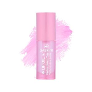 LIP OIL GABRINI - שמן חוחובה לשפתיים עם אפליקטור מיוחד , מעושר בויטמין E ללחות ומניעת יובש - בטעם תות