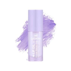 LIP OIL GABRINI - שמן חוחובה לשפתיים עם אפליקטור מיוחד , מעושר בויטמין E ללחות ומניעת יובש - בטעם אוכמניות