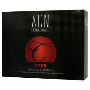 אלין סט שמפו + דאודורנט + אפטר שייב  CODE MAN