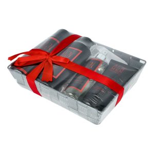 סלסלה CODE MAN המכילה קרם גוף 400 מ"ל,דאודורנט 200 מ"ל,מבשם גוף 250 מ"ל ואפטר שייב קרם 180 מ"ל