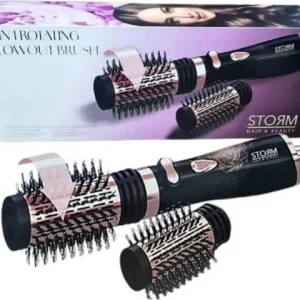 מברשת מסתובבת חשמלית עם שני ראשים סטורם STORM – שחור