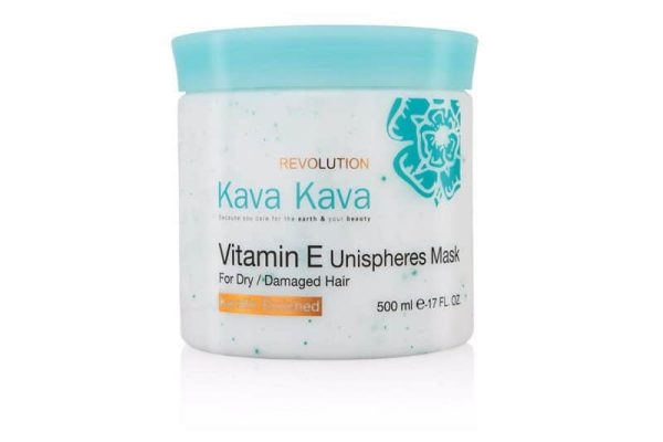Kava Kava/ קווה קווה - מסכה קרטין אורגנית ויטמין E לשיער יבש 500 מ"ל
